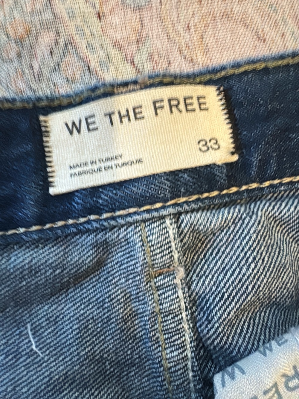 Wide-Leg High-Rise Women's Jeans in Dark Blue - Picture 3 of 11